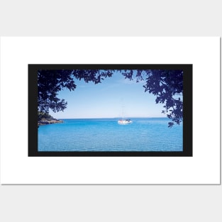 Adriatic sea view Posters and Art